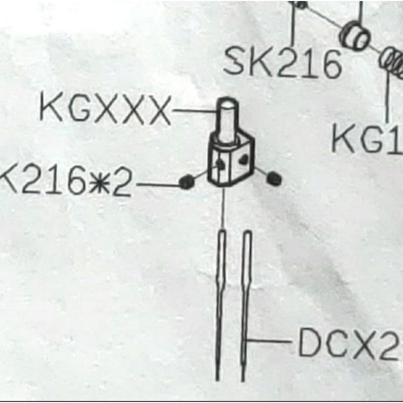 KG131-E Kepala Jarum Mesin Obras Benang 3