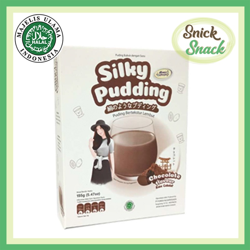 

Silky Pudding Coklat Puding Sedot Pudot Tepung Premiks Chocolate Flavor 155 gr