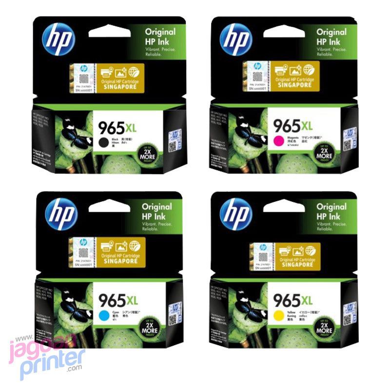 Paket Tinta HP 965XL [B/C/M/Y]  Original Ink Cartridge