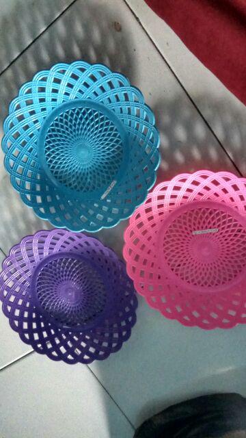 Piring Rotan Plastik / Piring Anyam 254 Cm (per Biji)