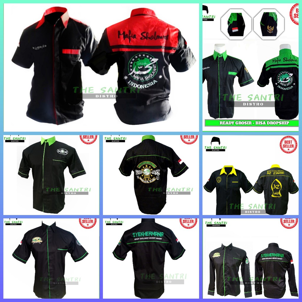 KEMEJA MAFIA SHOLAWAT/KEMEJA MAFISH/KEMEJA MAFIA SHOLAWAT INDONESIA/HEM MAFISH/MAFIA SHOLAWAT