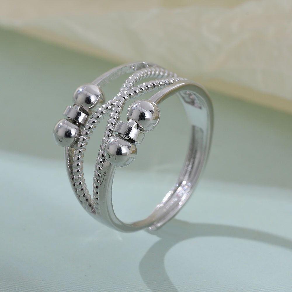 【COD Tangding】Cincin Model Hollow Gaya Retro Untuk Wanita