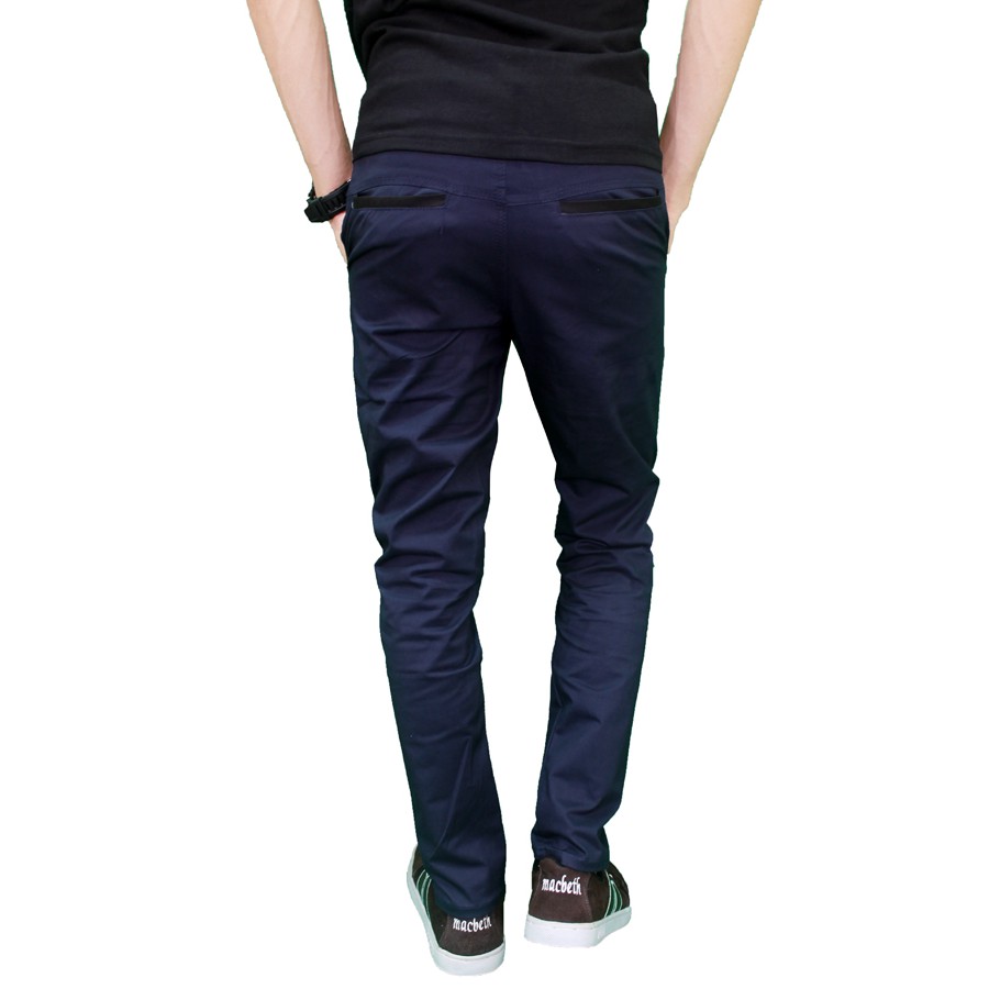 Chino Long Pants Stretch Biru Dongker – CLN 1083