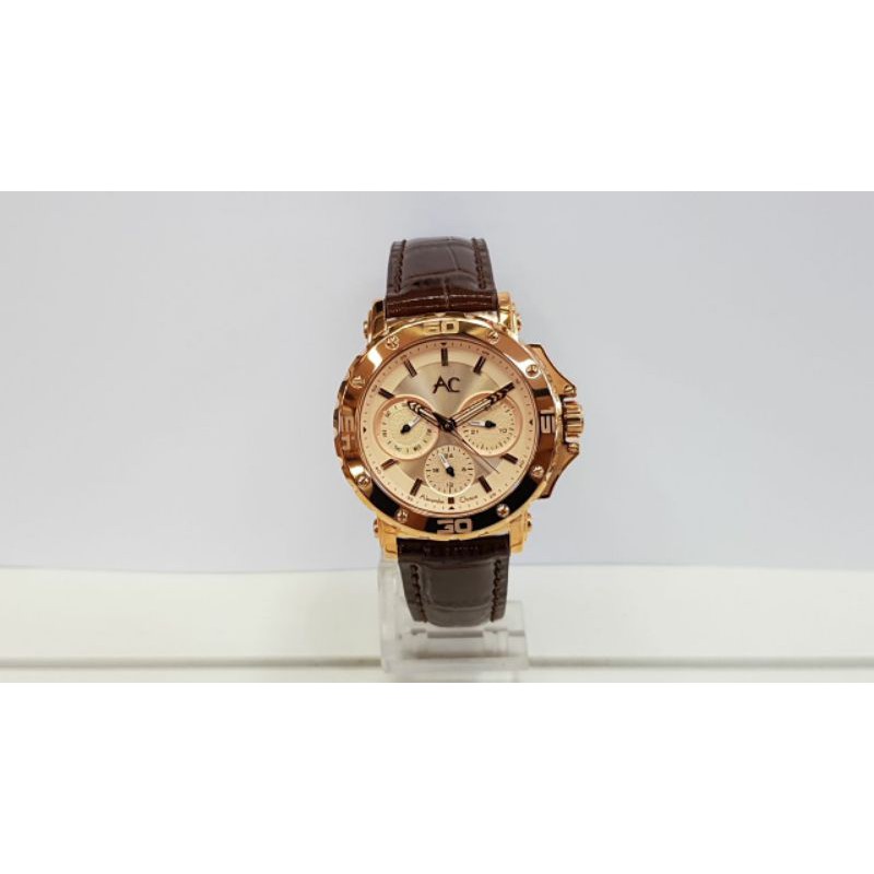 jam tangan kulit alexander christie ac9205 original