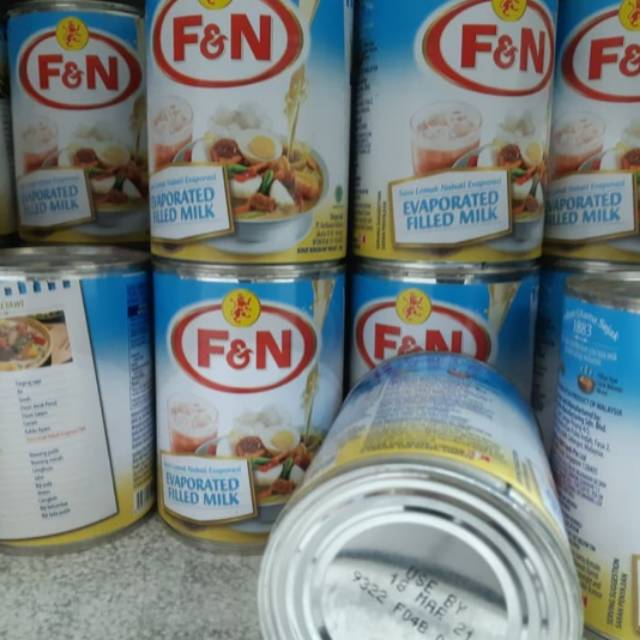 

Susu evaporasi FN 380gr/ susu F&N evaporasi