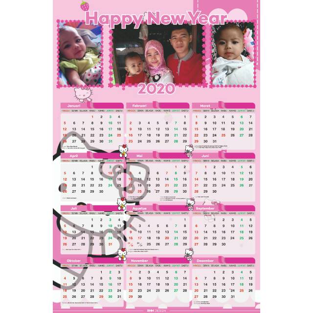 

Kalender Satuan 2020 Custom (Tema Bebas)