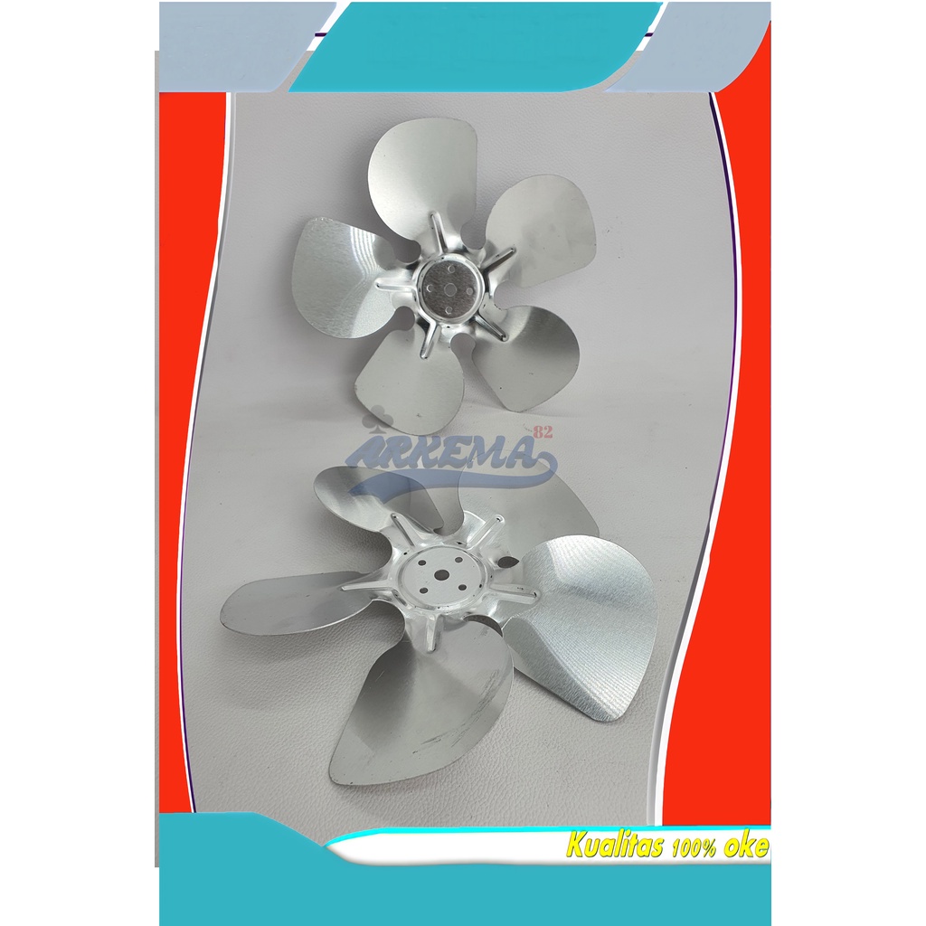 DAUN KIPAS FAN | FAN KIPAS ALUMUNIUM 19 cm | BLADE CONDENSOR 10watt | FAN CONDENSOR