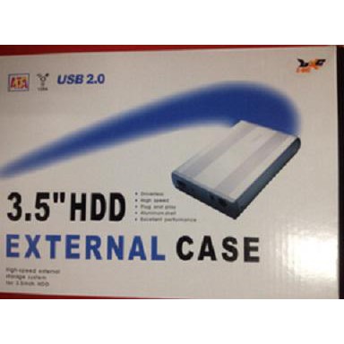 EXTERNAL CASE 3.5" HDD SATA HARDISK EKSTERNAL PC CASE K-ONE