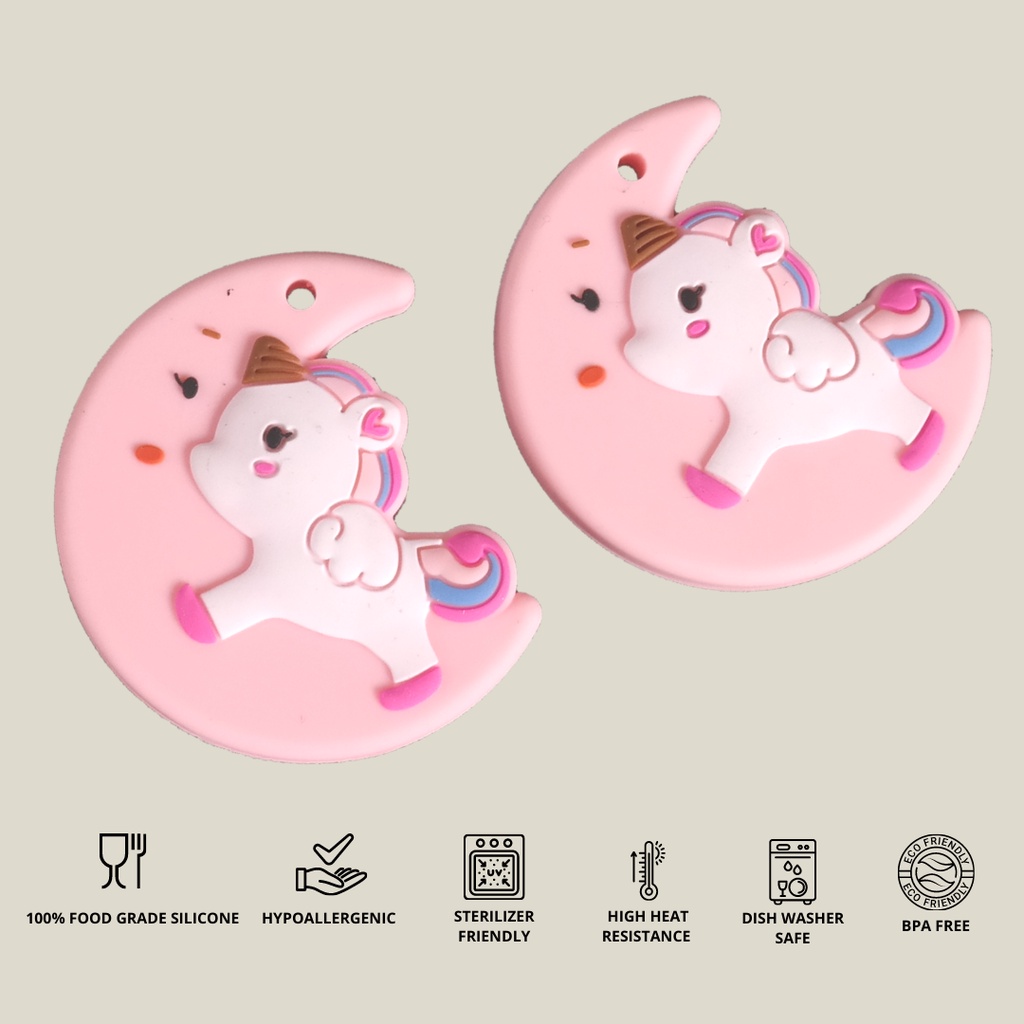 TEETHER GIGITAN BAYI - MOON UNICORN