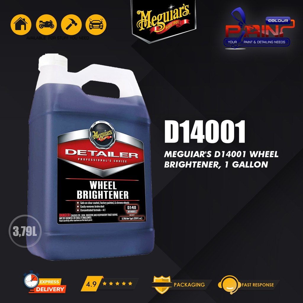 Meguiars - Wheel Brightener D14001 3,79 L , Pembersih Roda Ban Velg Mobil