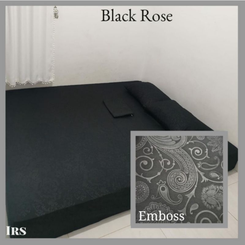 10.10 SEPRAI POLOS SPREI EMBOS HITAM MURAH motif flower daisy/ sprei homemade blue bunny/ sprei embo