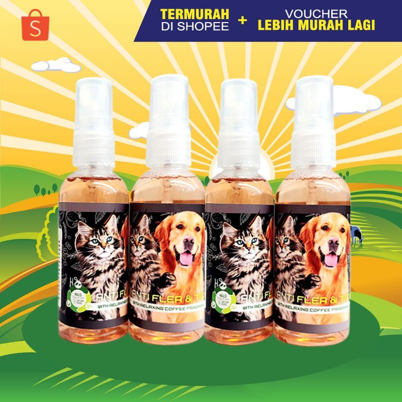 PARFUM ANTI KUTU 30 - Parfum Anti Kutu Kucing Penghilang Kutu Kucing Obat Kutu Kucing Anjing