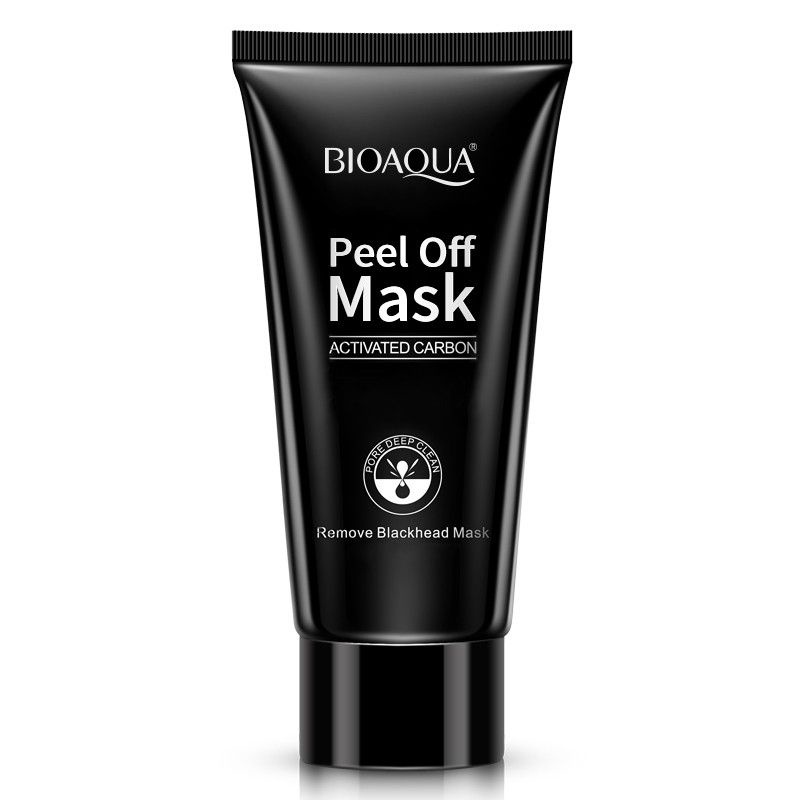 {DS}【BPOM】BIOAQUA peel off Mask Charcoal Anti-Blackhead mask 60g - peel off 60g
