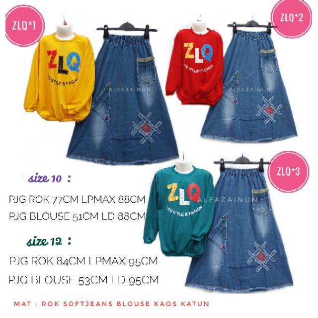 Setelan Rok Zolaqu Anak