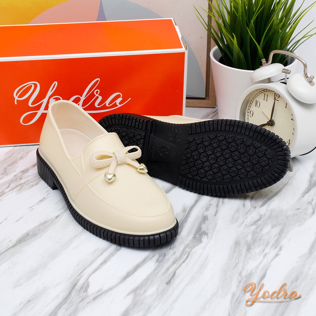 Yodra Lexi Wedges Jelly Shoes Import YDR306 Real Pict