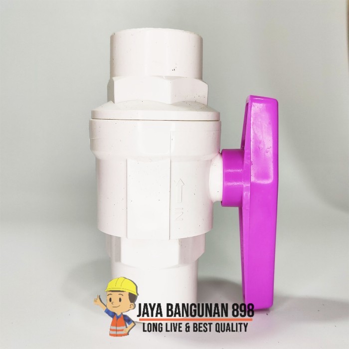 BALL VALVE PVC PUTIH