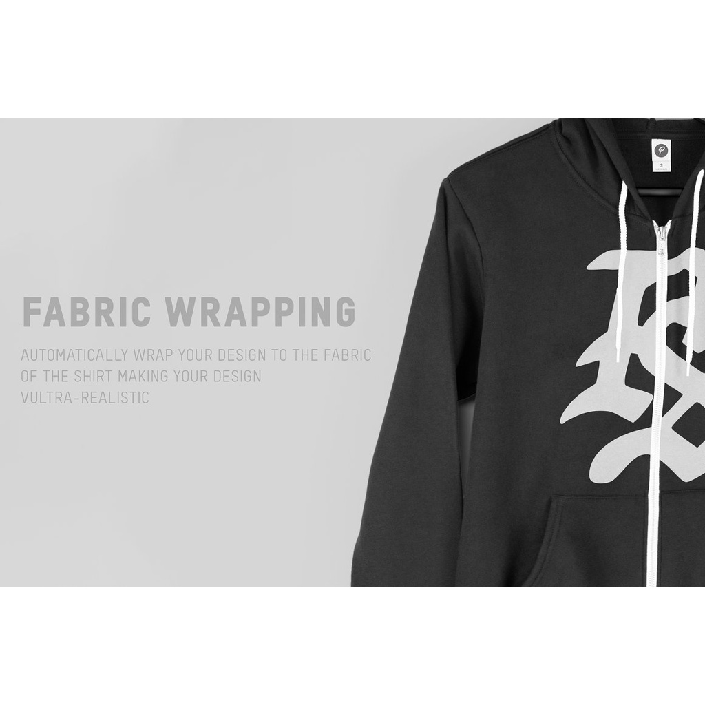 Hanging Zip-Up Hoodie Mockups