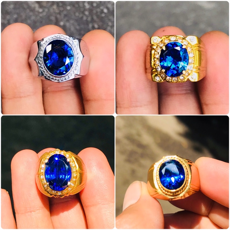 CINCIN PERMATA KING SAFIR BANGKOK ORIGINAL
