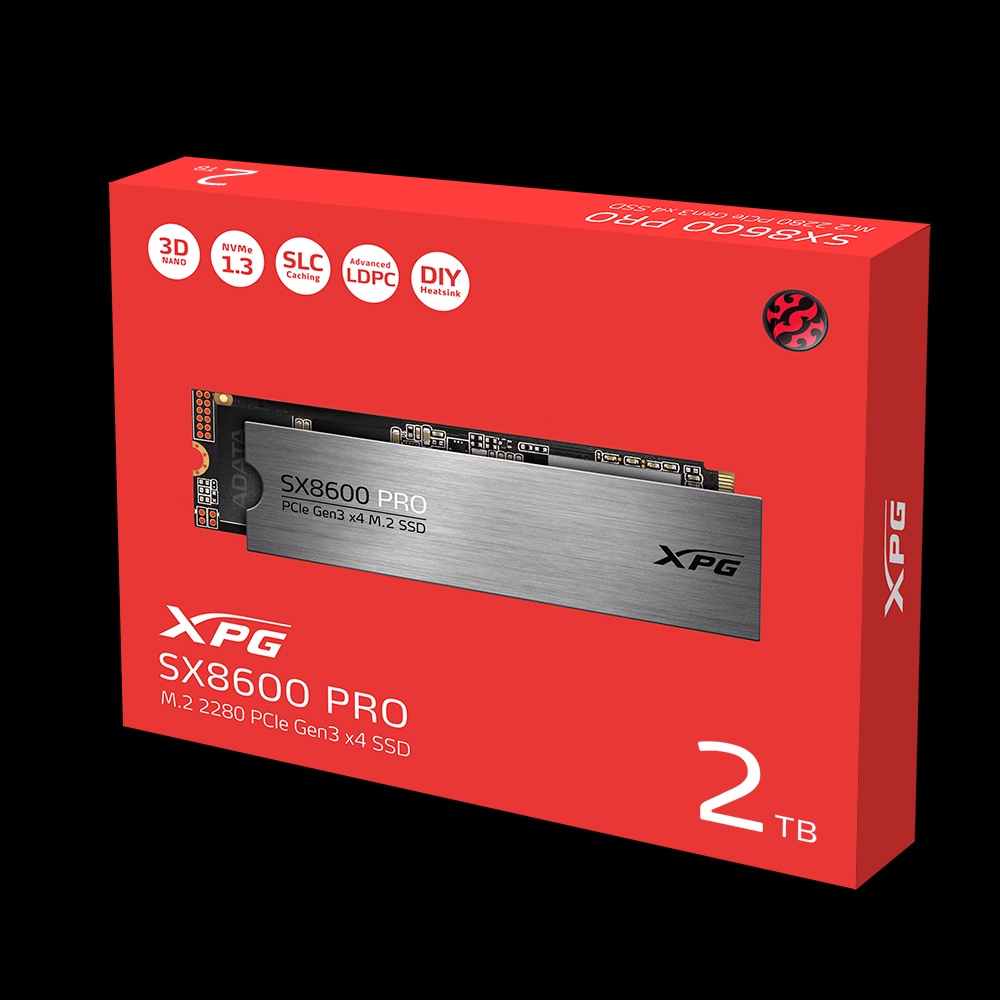 SSD ADATA XPG SX8600 PRO 2TB - SSD M.2 NVMe PCIe Gen 3x4