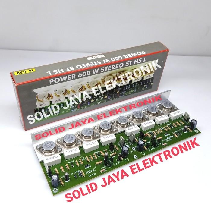 Ampli | Kit Power 600W Stereo Jengkol St Mj2955 2N3055 600 W Watt Nelc N-632