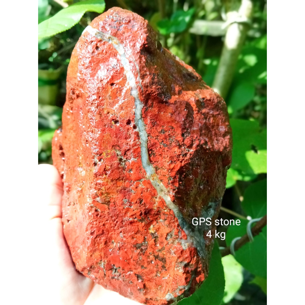 PROMO 4 KG Bongkahan SUPER RED JASPER / Rough Bahan Batu akik JASPER MERAH  / Batu JASPER MERAH Klaw