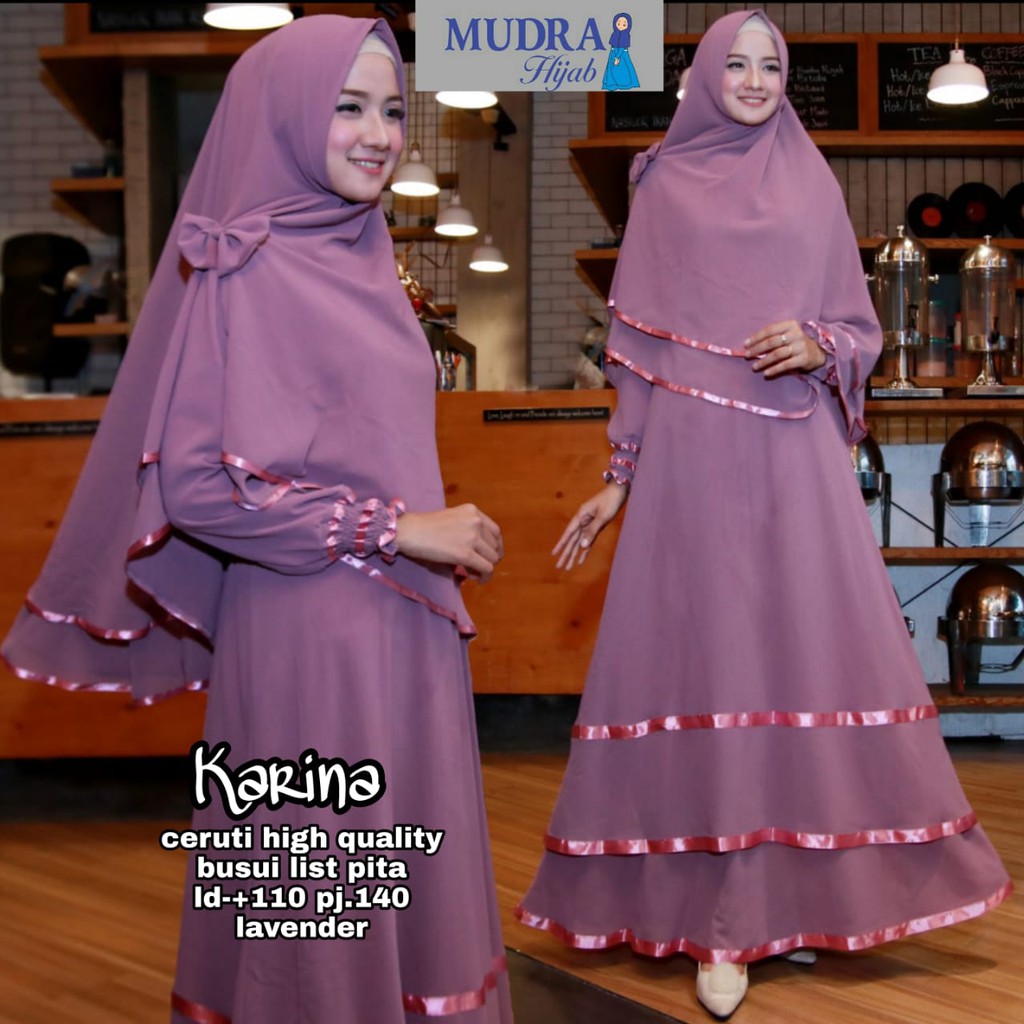 KARINA GAMIS SYARI ORIGINAL BY MUDRA