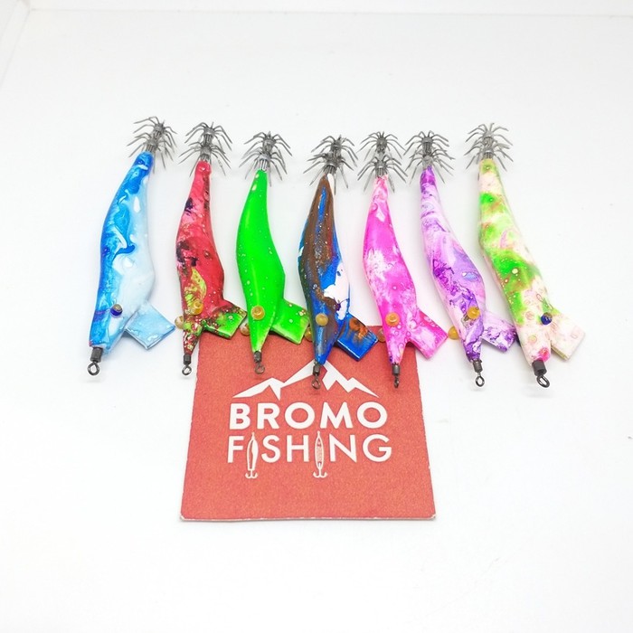 Lure Udang Kayu OSMO / squid egi jig murah umpan cumi