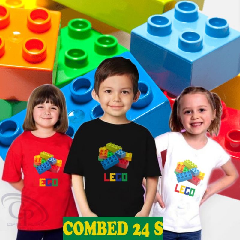 kaos Anak Baju Anak/Kaos Sablon/Lego/Kaos distro Kaos Anak laki laki Kaos Anak Perempuan