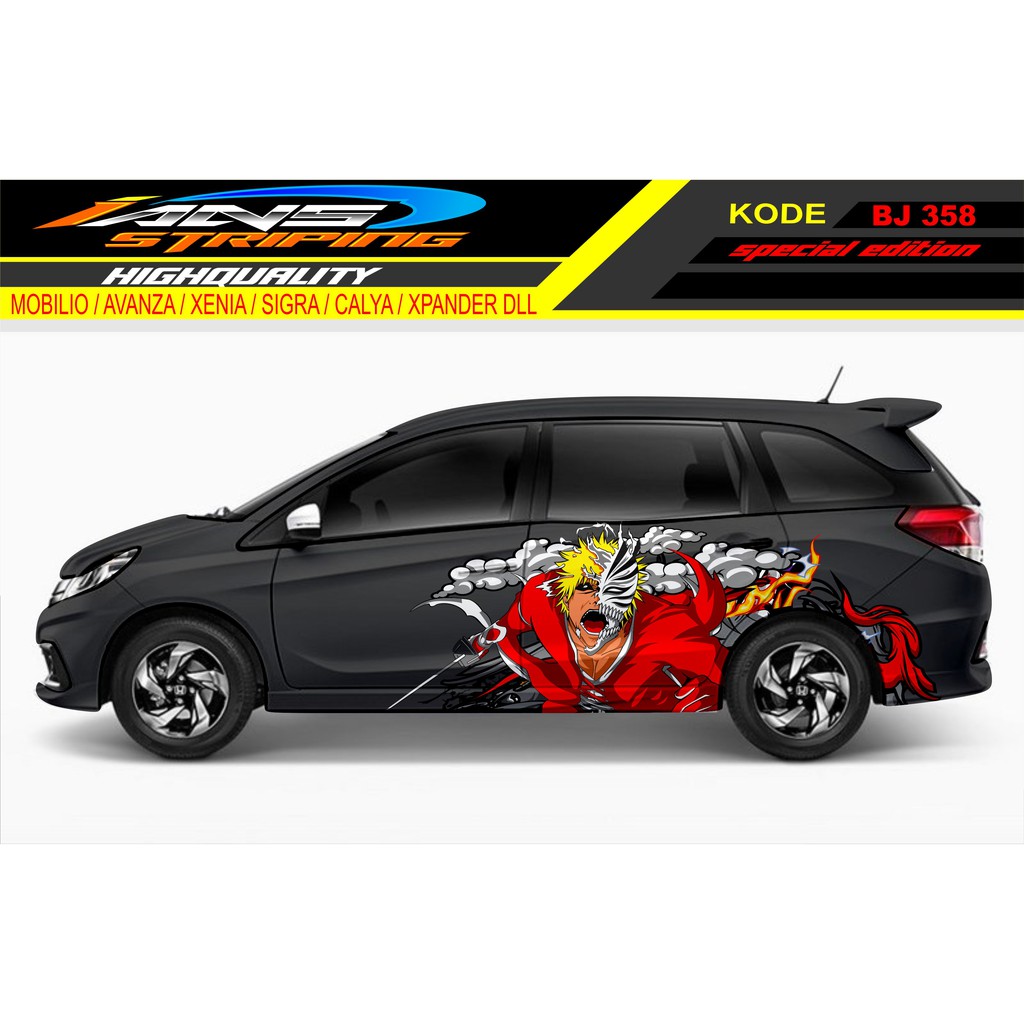 STICKER MOBIL MOBILIO / DECAL STICKER MOBILIO / STIKER VARIASI MOBIL TERBARU / STIKER / STIKER NARUT