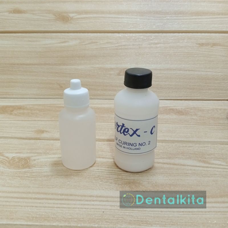 Bahan gigi palsu acrylic warna putih vertex POWDER dan MINYAK GIGI