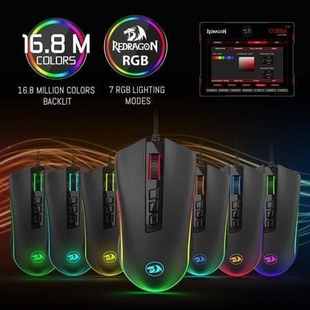 Redragon Gaming Mouse RGB COBRA - M711