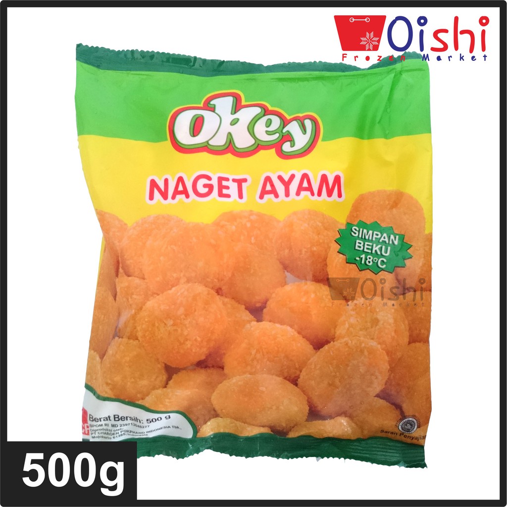 

Okey Naget Nugget Nuget Ayam 500g