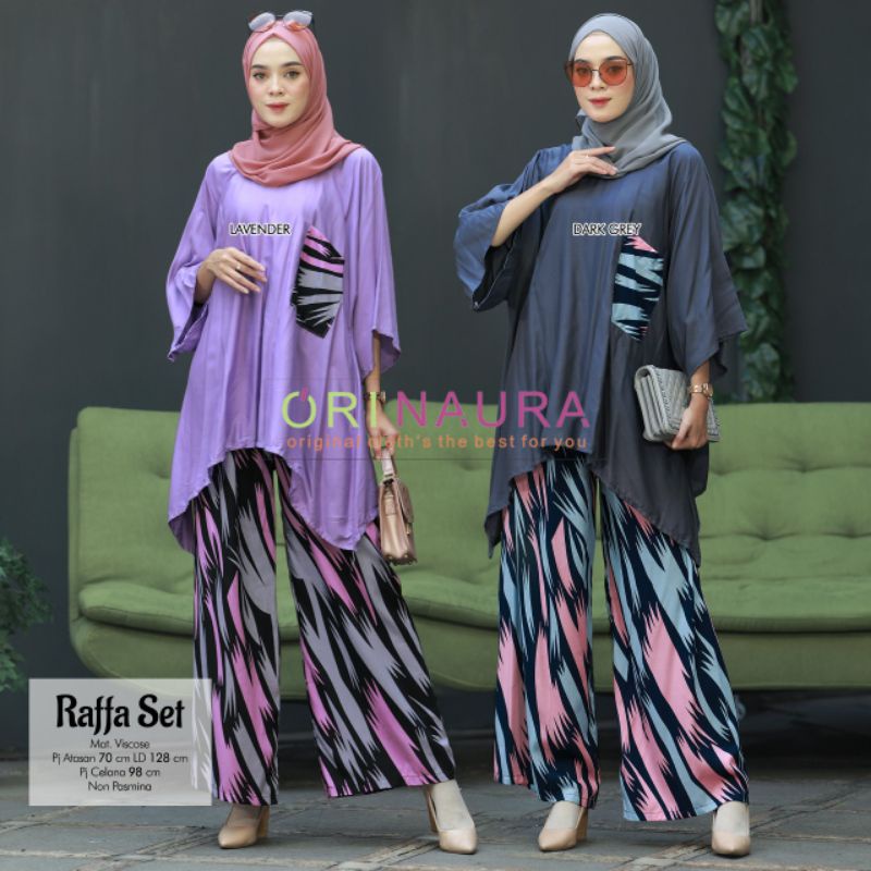 RAFFA SET BAJU SETELAN PANT BY ORI NAURA