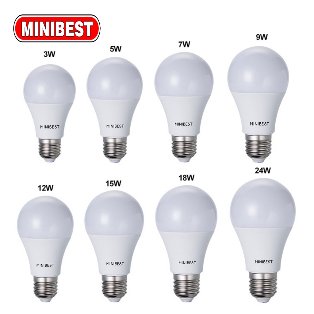 [BEST SELLER] MINIBEST LAMPU BULB LED LAMPU LED PREMIER A BULB 3w, 5w , 7w , 9w, 12w ,15w, 18w