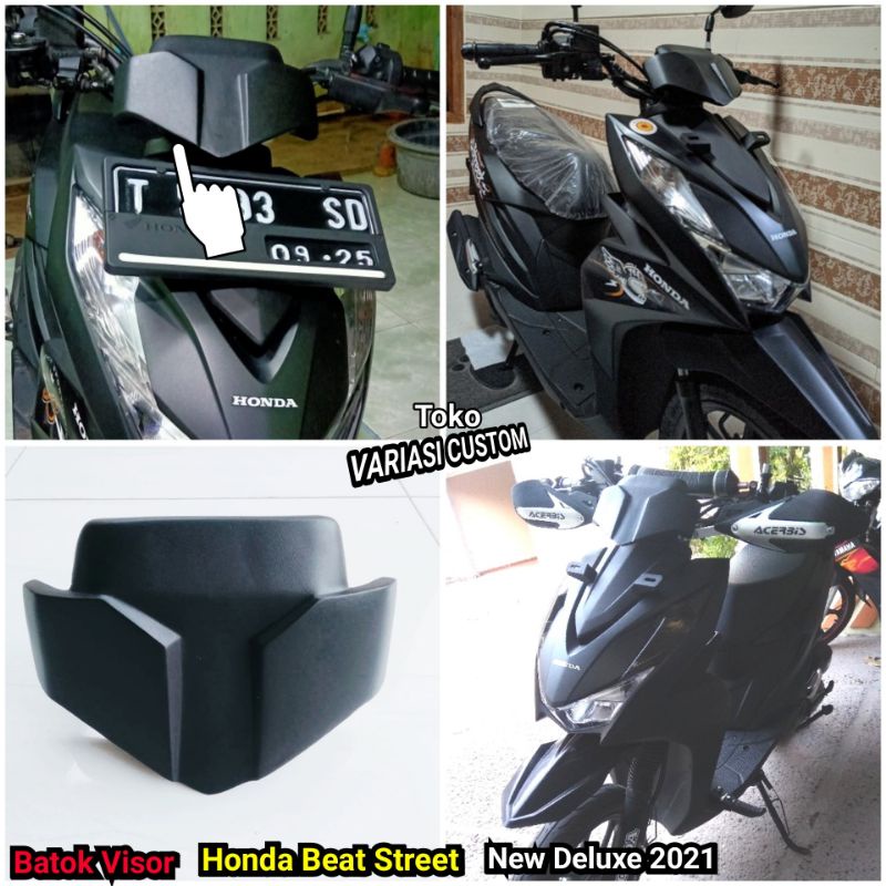 Visor Honda Beat Street led 2020 2021 Aksesoris Variasi Custom