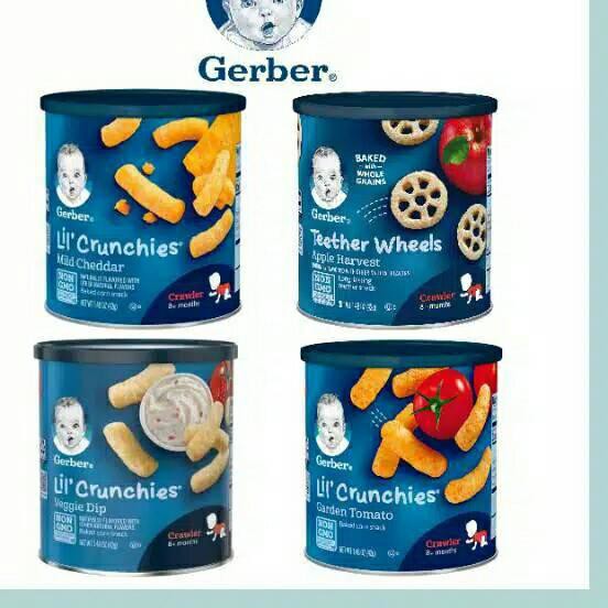 ℒarismanisℒ GERBER LIL CRUNCHIES CHEDDAR 42gr / Gerber Lil'crunchies / Gerber lilcrunchies / Gerber
