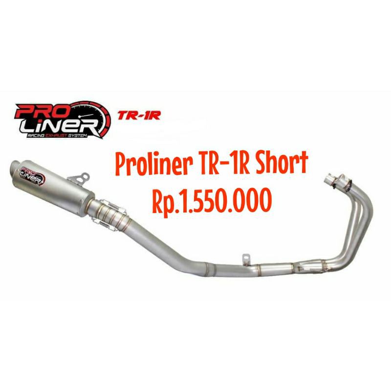 Proliner TR-1R Short Ninja 250fi 2018 & Ninja 250fi lama