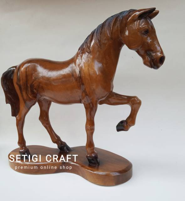 PREMIUM Hiasan Meja Patung Kuda Australia