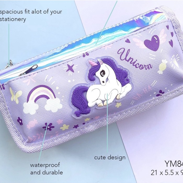 

Nikmati Tempat Pensil Kotak Pensil Anak Unicorn Kuda Pony Hologram Lucu Kartun Bagus