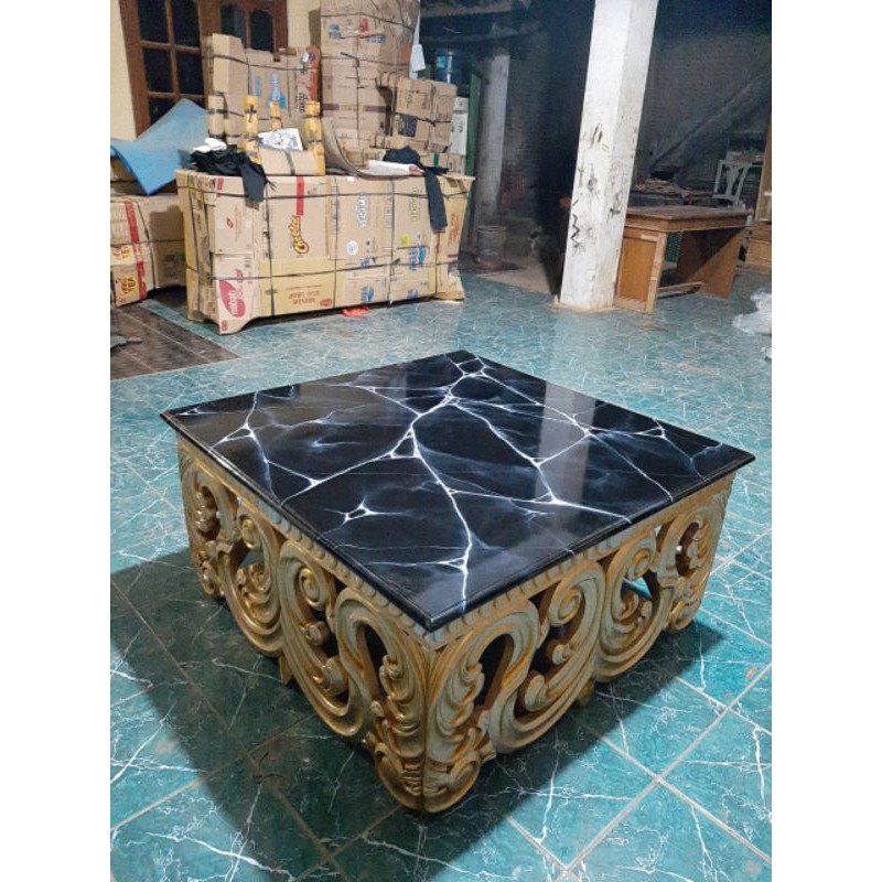 meja tamu / meja syahrini / meja marmer / meja kotak / meja hias