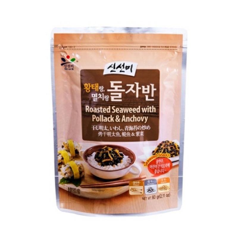 

Shin Sun Mi Doljaban Roasted Seaweed With Pollack & Anchovy Korea 60gr