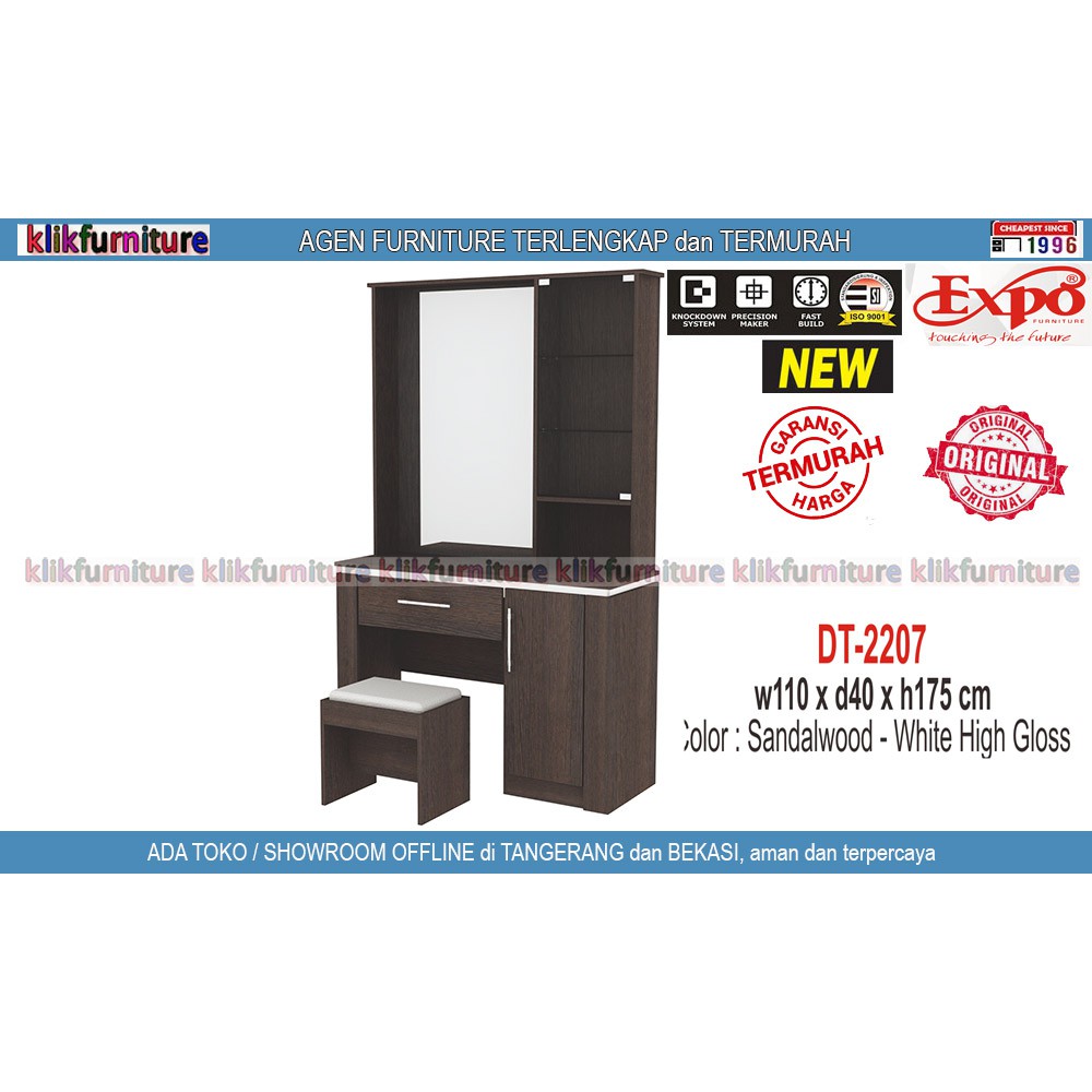 [promo] DT 2207 Expo Meja Rias Seri Manhattan