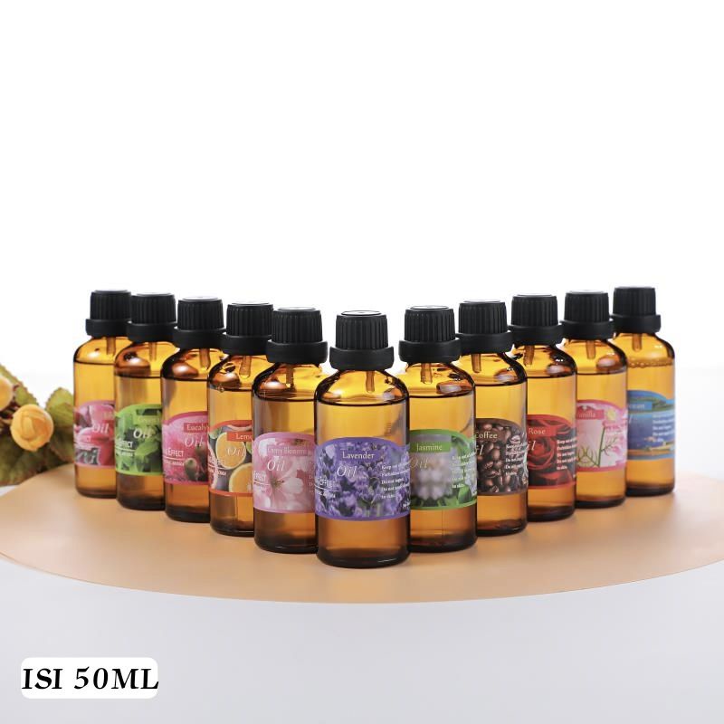 ESSENTIAL OIL WATER SOLUBLE BASED ISI 50ML AROMA TERAPI COFFEE KOPI VANILLA OCEAN 50 ML