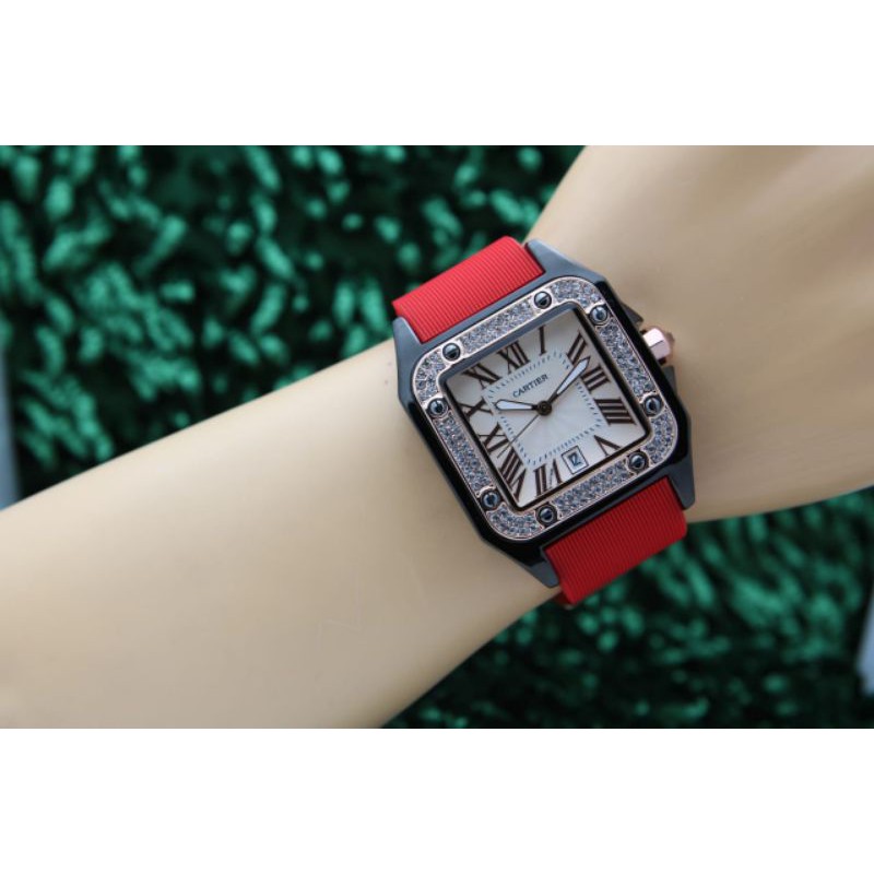 jam tangan terbaru CATlER rubber. ring mata. 3.7cm #165rb