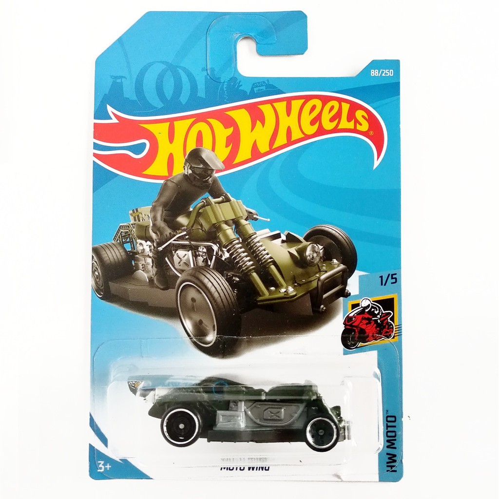 Hot Wheels Moto Wing Hijau HW Moto Mainan Motor Hotwheels