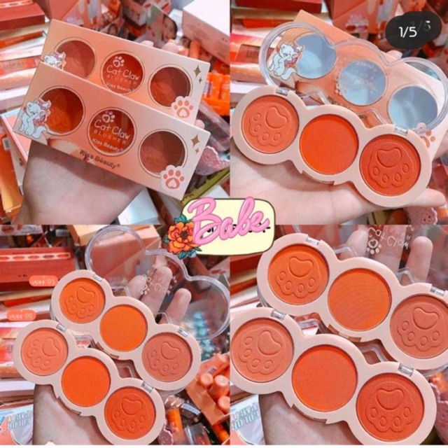 [ ECER ] KISSBEAUTY BLUSHER 3 WARNA