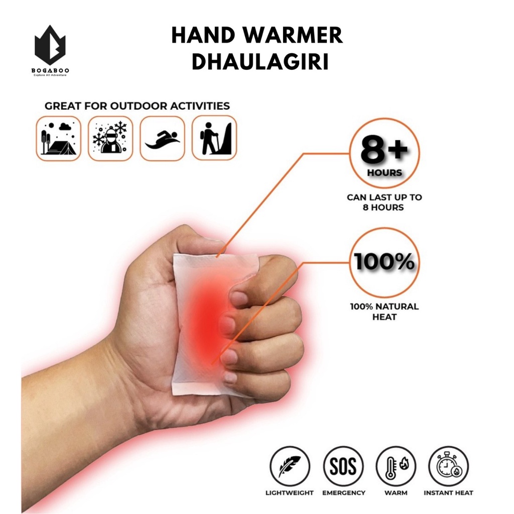 Bisa [COD] Hand Warmer - Warmerpad Penghangat suhu tubuh - Tangan / Heatpack Portab