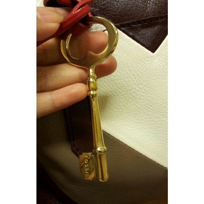 NEW Kunci Fossil/Gantungan Kunci Fossil/Key Fossil/Tas Fossil/Tas Kulit