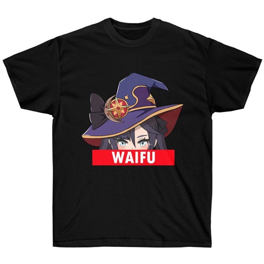 Tshirt Genshin Impact Mona as waifu kawaii Girl Character Game