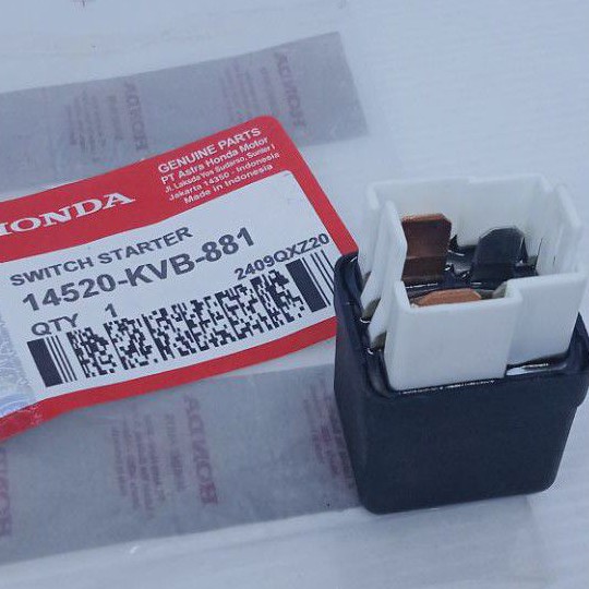 RELAY COMP STARTER BENDIK BENIK STATER STARTER HONDA VARIO KARBU CBS 110 BEAT KARBU FI F1 KODE KVB-3